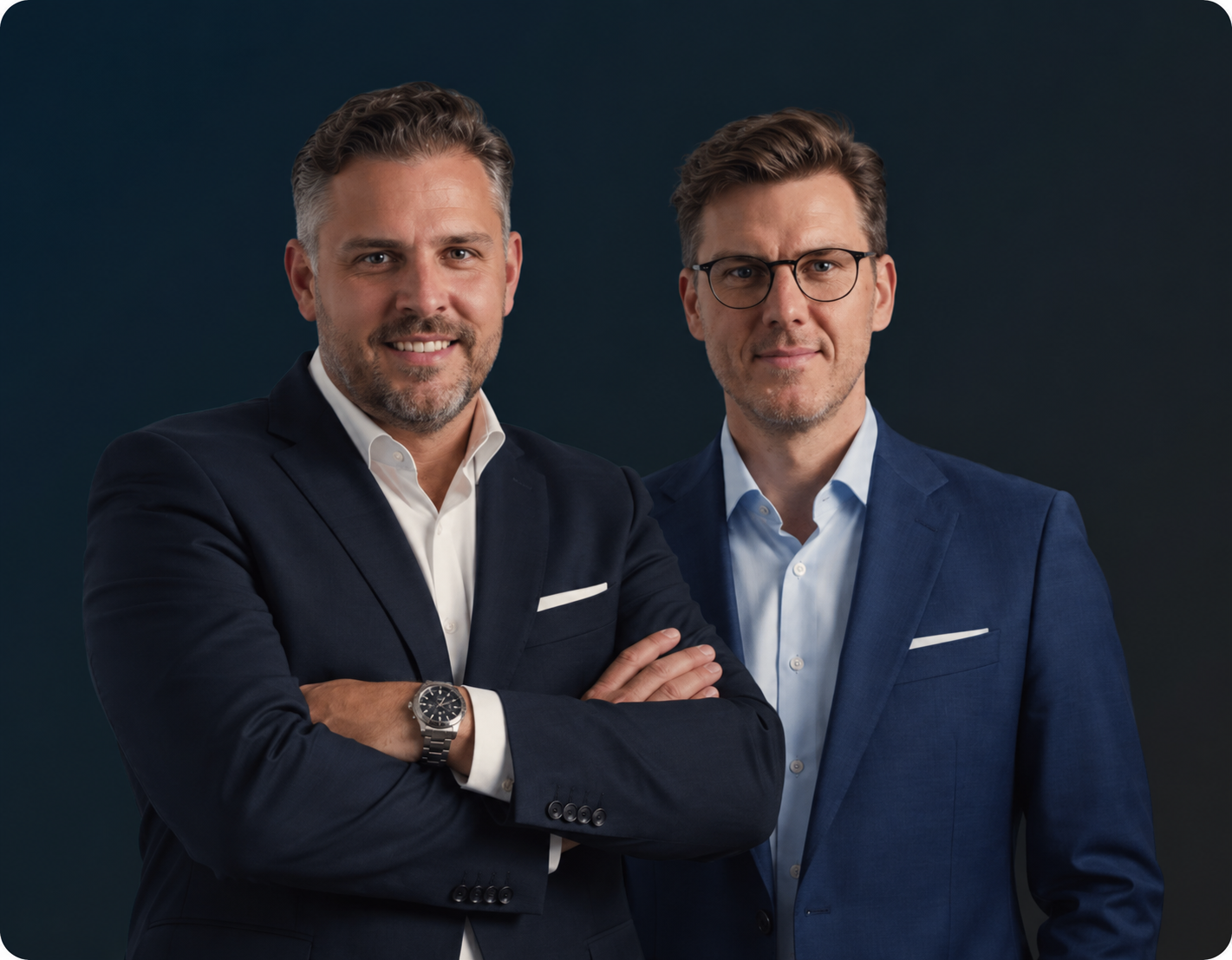 Zwei Finanzkraft-Experten im Porträt
